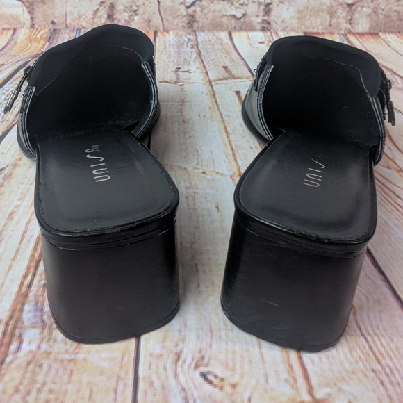 Womens Unisa Black Mules - Picture 5 of 7
